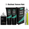 2 Charcoal Mask, 2 Blackhead Removal Tools, 2 Pore Strips, Great For Removing Blackheads Acne On Fac
